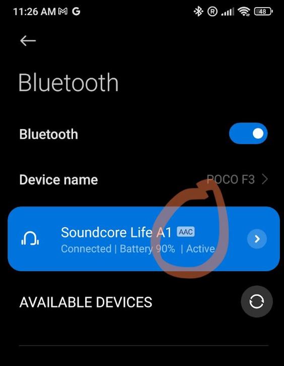 AAC codec for improving sound quality in earbuds 